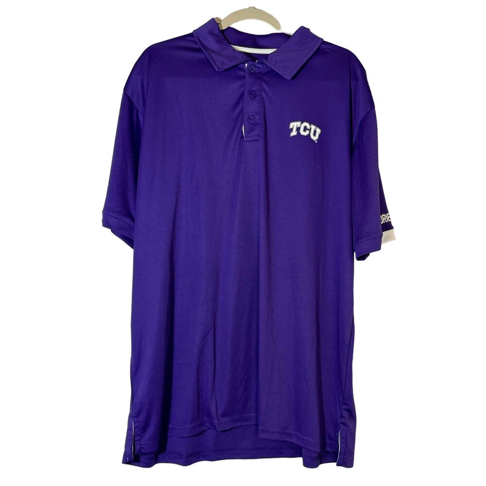 TCU Horned Frogs Colosseum Men's Polo Shirt XXL